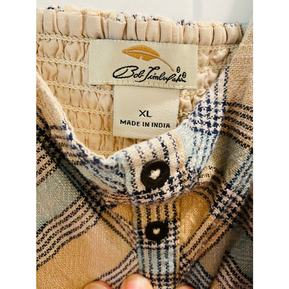 Bob Timberlake Plaid Sleeveless Sundress Womens Dress with Pockets Size XL - Picture 3 of 6